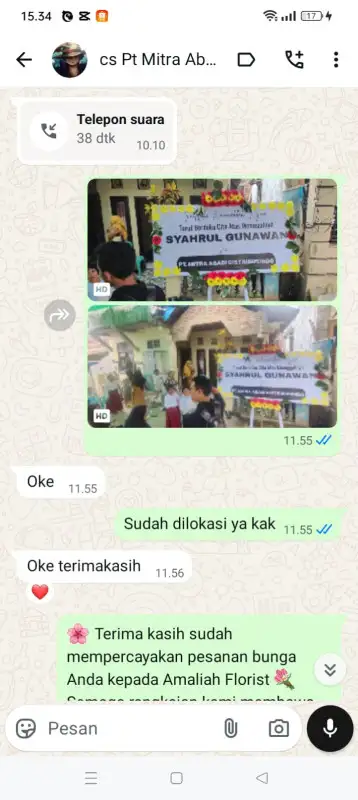 Testimonial Papan ucapan BUTON SELATAN